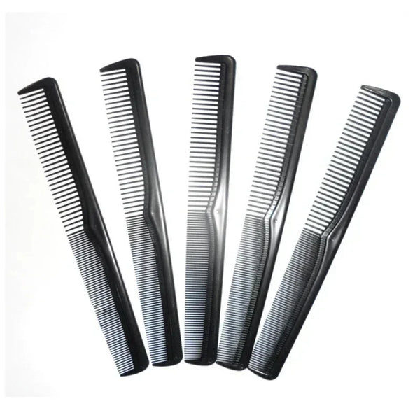 Five-piece carbon fiber styling comb set
