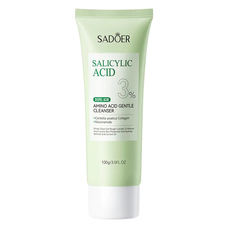 Salicylic acid facial cleanser tube